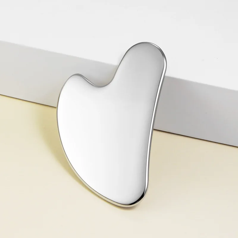 

1Pc Stainless Steel Gua Sha Scraper Massager For Face Neck Body Guasha Massage Tool Facial Skin Care Guasha Board Face Massager