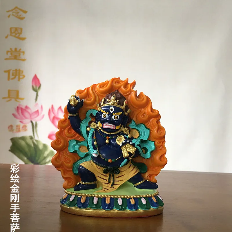 

Vajrayana hand bodhisattva Vajrayana secret great weed dharma bodhisattva hand painted Buddha car ornaments.