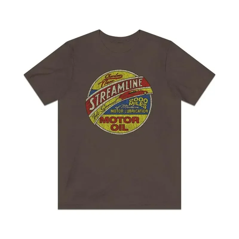 Streamline High Speed Motor Oil 1934 Vintage Men's T Shirt