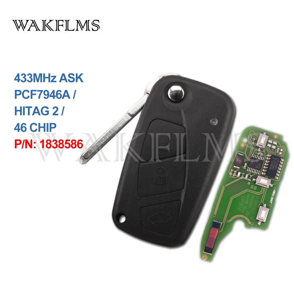 Clé de télécommande 3 boutons 1838586 pour Ford Ka 2008–2016 Évaluation complète et guide d’utilisation pratique