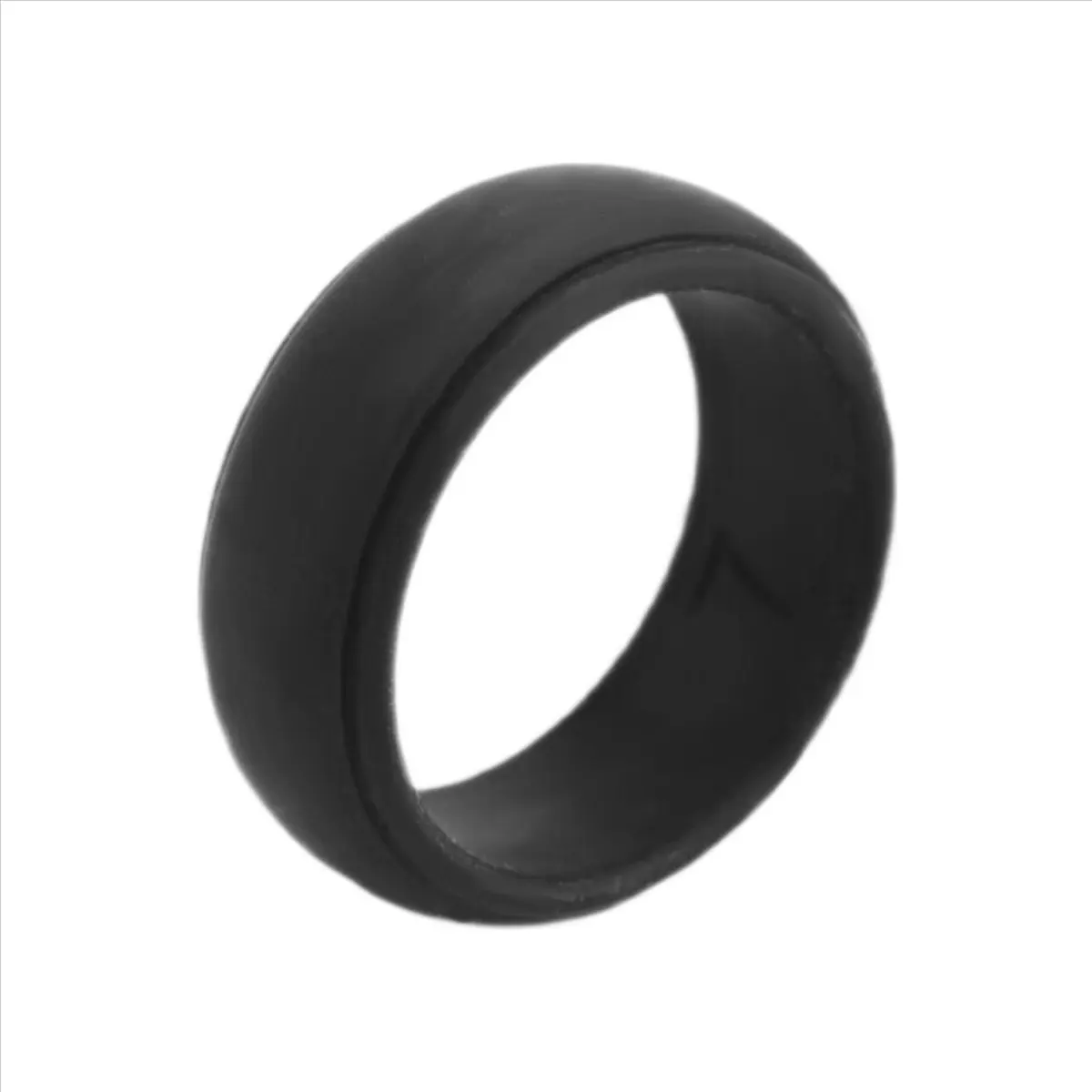 Efficient Black Silicone Cool Rings for Men