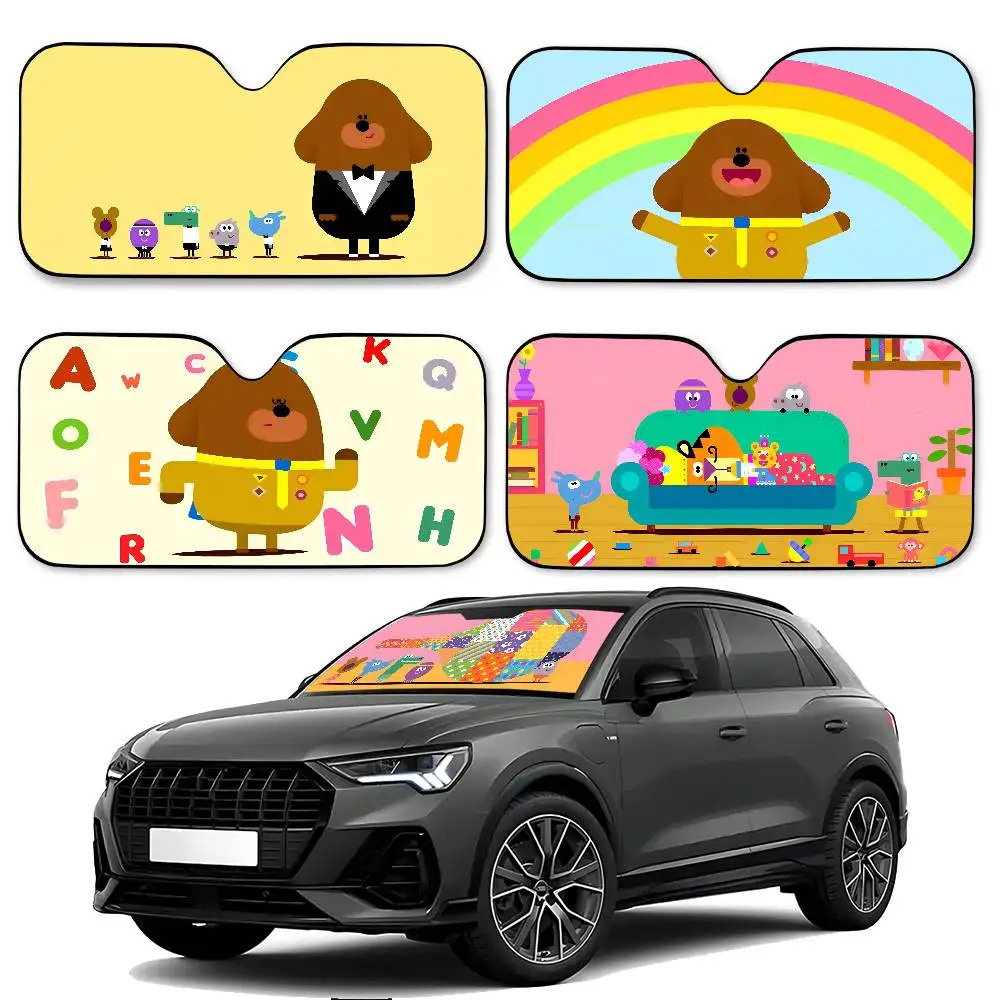 يا D-Duggee الزجاج الأمامي ظلة نافذة السيارة غطاء الزجاج الأمامي الشمس الظل السيارات الشمس قناع سيارة يغطي سيارة الحماية من الشمس