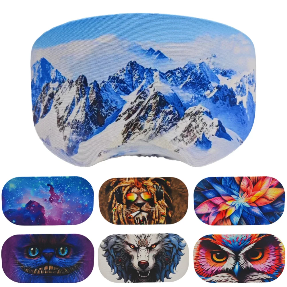 Ski Goggle Cover Snowboard Goggle Cover Sleeve Protective Goggle Cover Goggle Sleeve Cover Elastic Goggle Sock Lens Scratch Dust