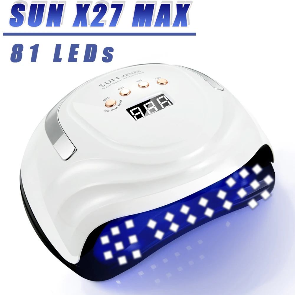 

SUN X27 MAX Professional Nail Drying Lamp for Manicure Nails Gel Polish Drying Machine with Auto Sensor UV LED Nail Lamp