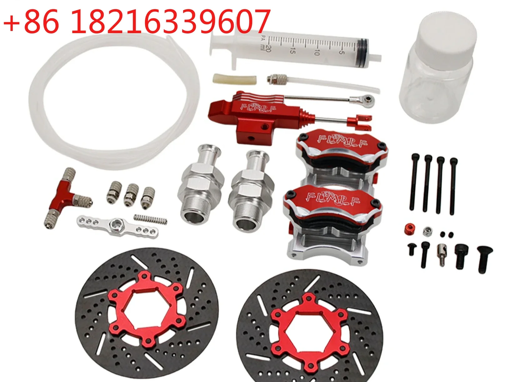 TAOHigh Quality Sealed Main Pump Front Wheel Hydraulic Brake Kit for 1/5 Hpi Rofun Rovan Km Baja 5T 5B 5SC Truck Rc Car Parts