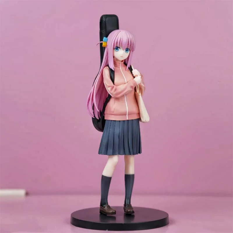 ぼっち・ザ・ロック！-後藤一人-pvc-アクションフィギュア-アニメ-ギターガール-バックパックポーズ-一人ちゃん-かわいいデスクデコレーション-ファンコレクタブルギフト