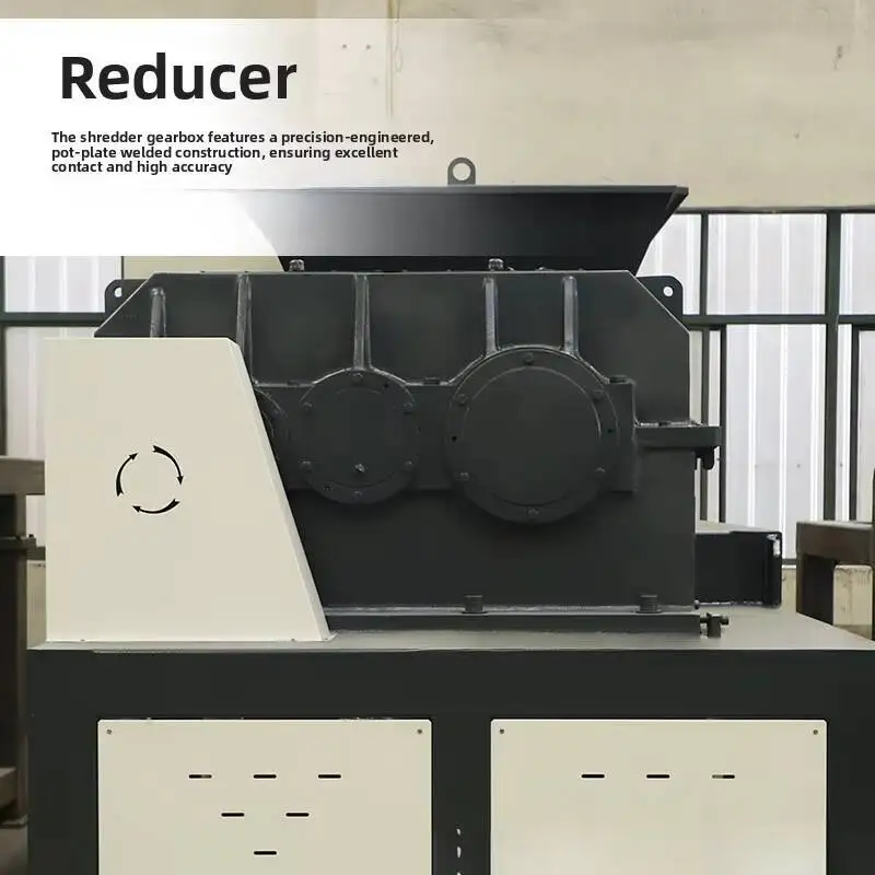 Trituradora de residuos domésticos de construcción Industrial, trituradora grande, directo, multifuncional, eje simple y doble, chatarra de Metal