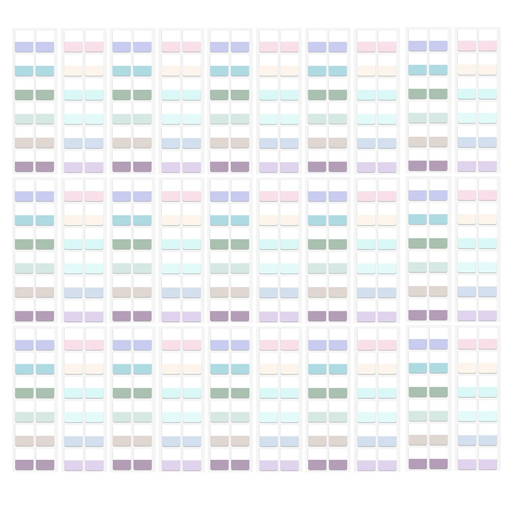 

240 Pcs Index Post Bookmark Labels Sticky Tabs for Filing Page Notebooks Markers The Pet Classification Flags Student