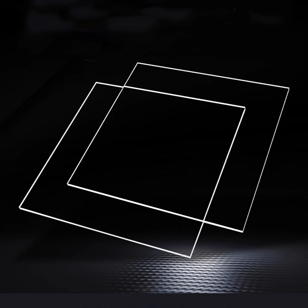 Thick 1.5mm High Transparent Plastic Board 50x50mm-300x500mm Advertising Decoration DIY Handmade Display Cabinet Partition
