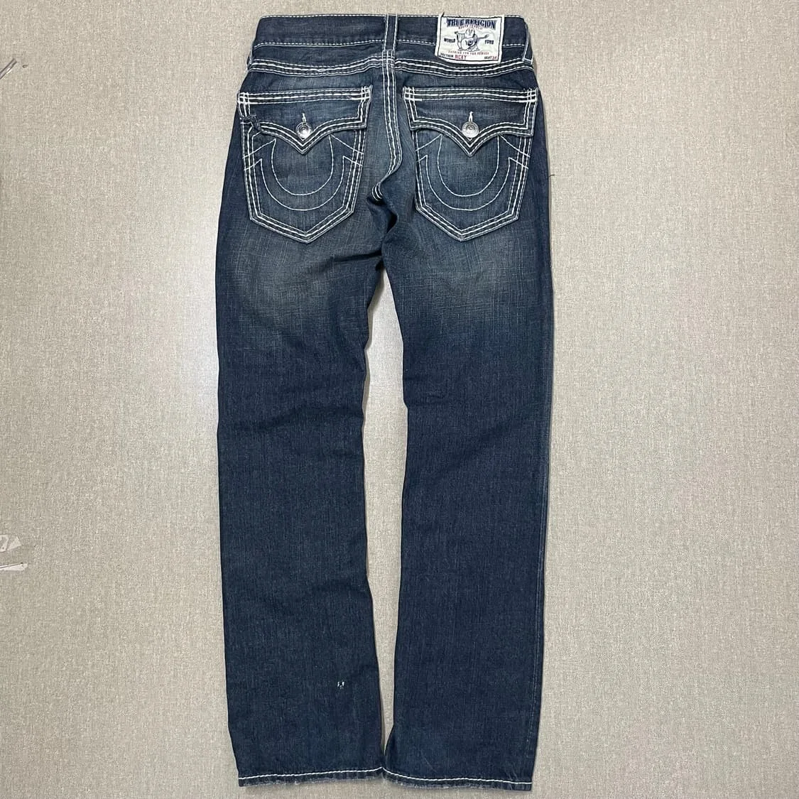 

High Street Hip Hop CouplesStreet wear Y2K Classic vintage Jeans Straight Low Waist Pants Embroidery Figure Fashion Blue Jeans