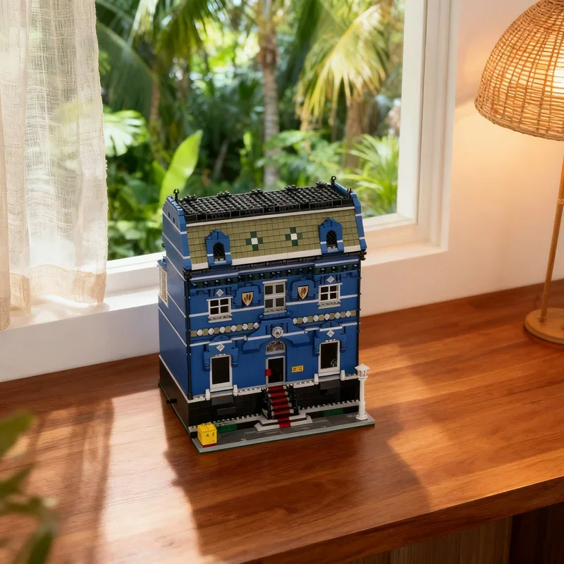 

2843pcs MOC Modular Building Stockholm Modular Streetscape Model Building Blocks Construction Toys Christmas Gifts Brick Kids