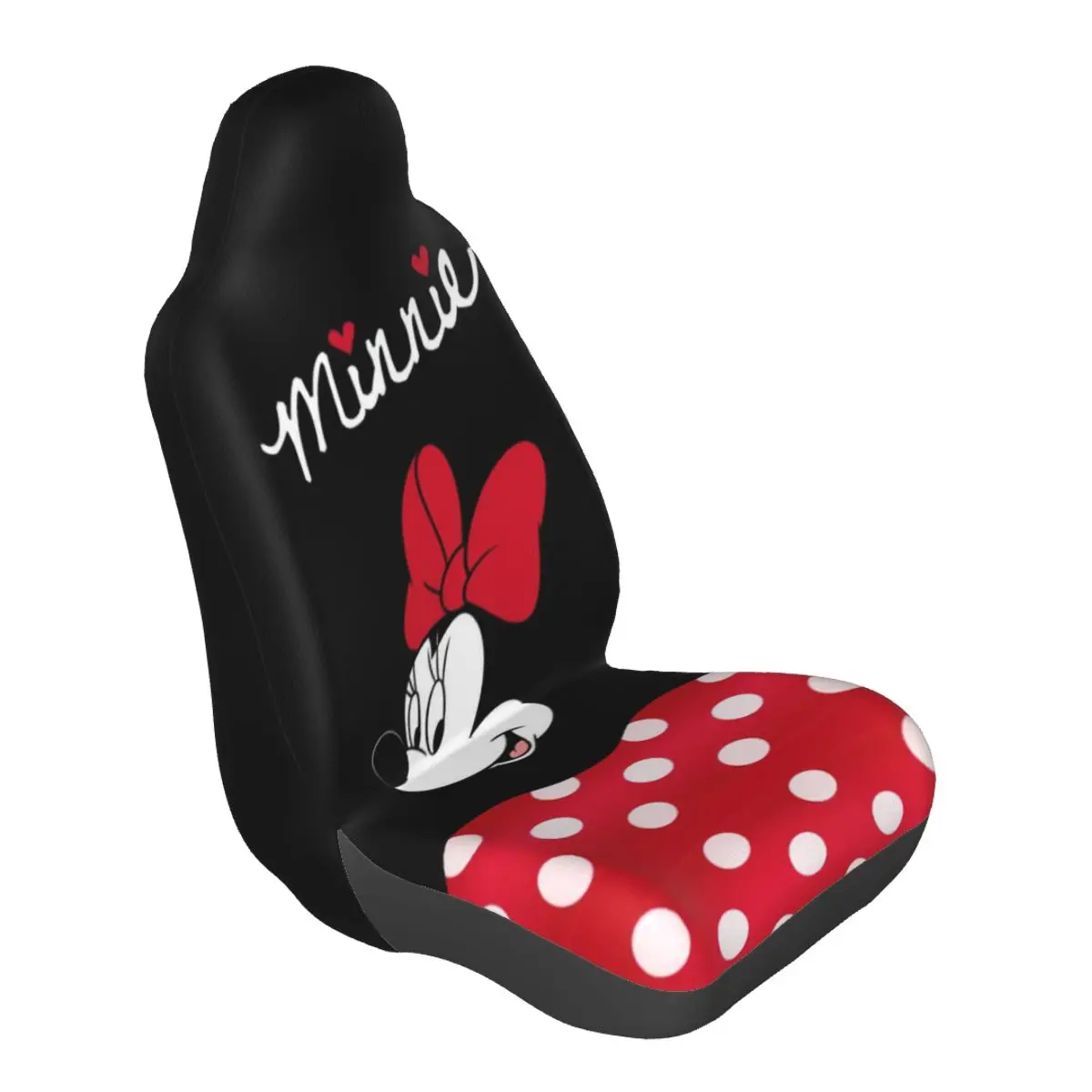Mickey Minnie Mouse Automotive Seat Covers for Cars Trucks and SUVs Car Seat Covers Universal Fit for Front Seat Single