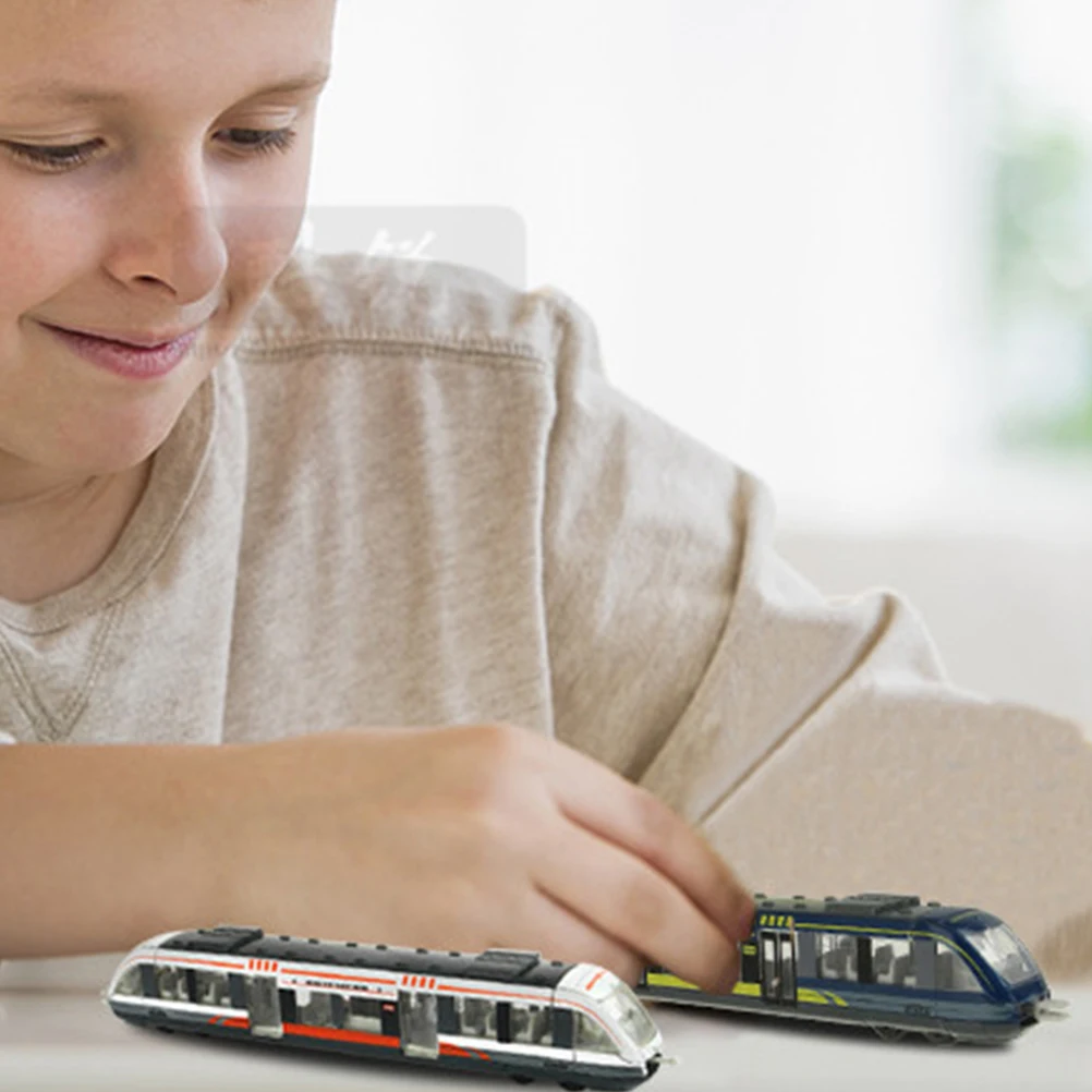 مجموعة قطار محاكاة من 3 قطع للأطفال، لعبة تعليمية محمولة ومرحة