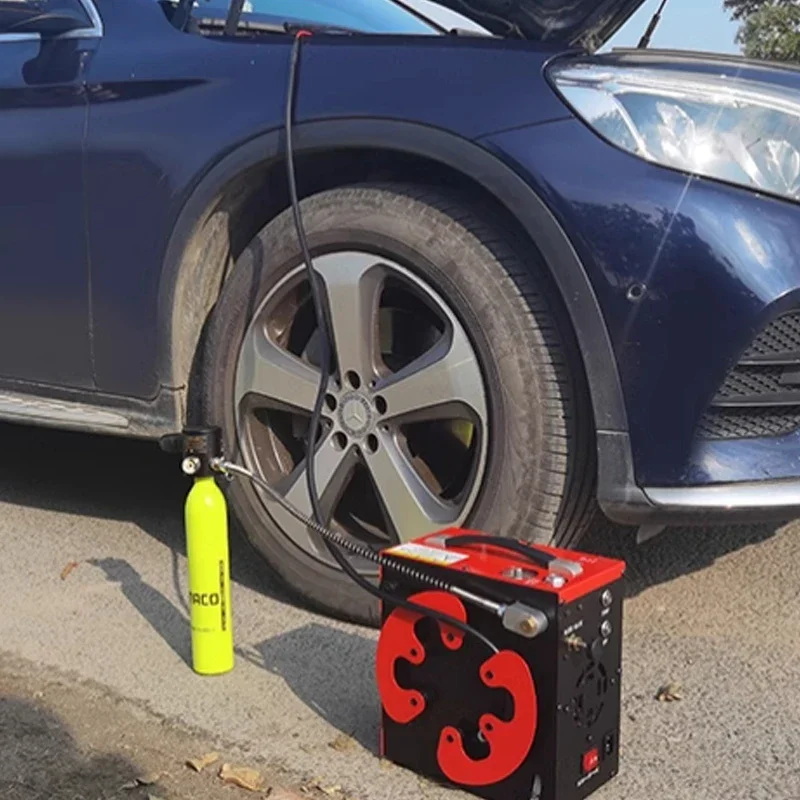 

300Bar 4500Psi PCP Air Compressor High Pressure Portable Compressor Oil-Water Free for Scuba Diving Tank PCP Rifle Airgun