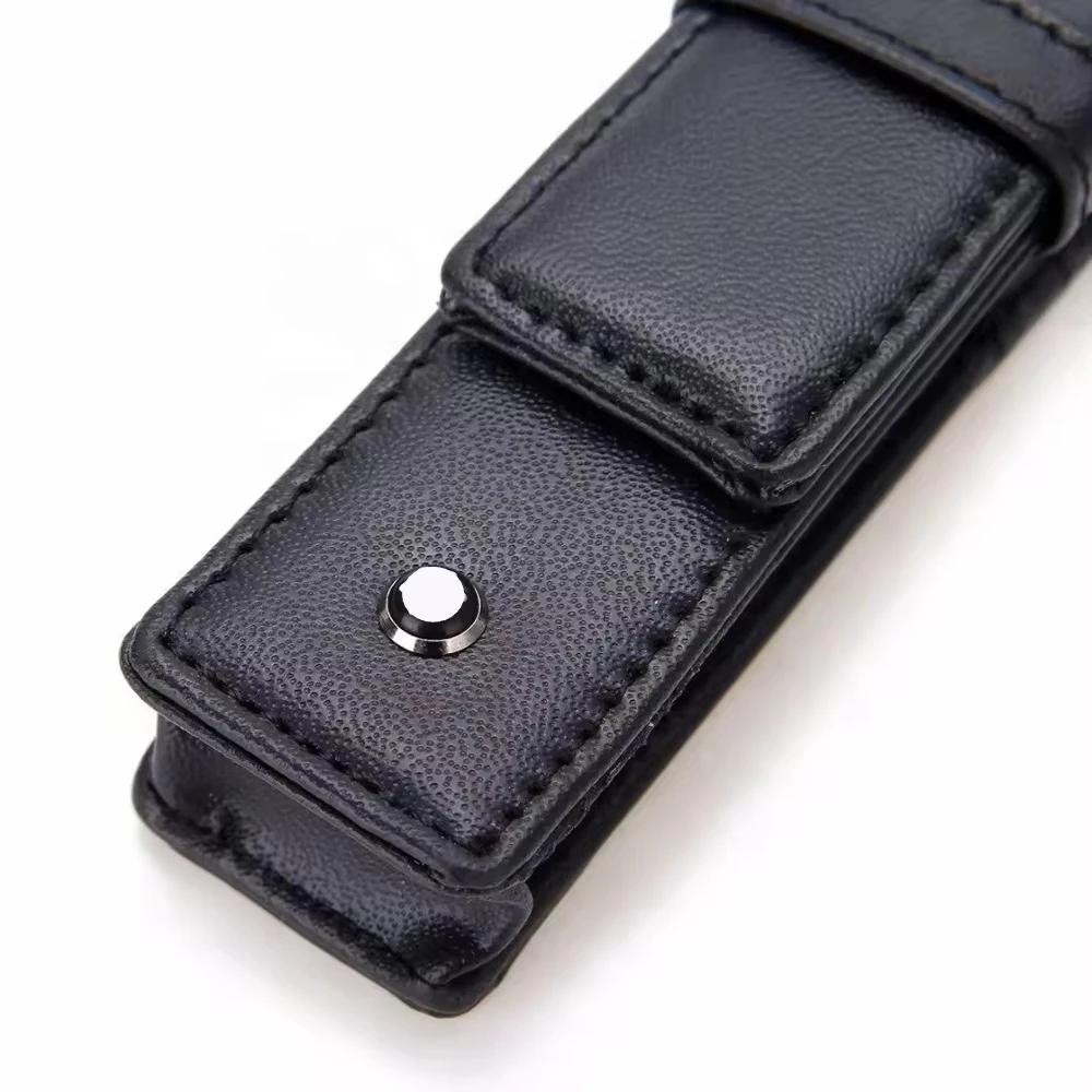 الراقية الأعمال Sle بولي Leather الجلود حقيبة أقلام صديقة للبيئة القلم حالة قلم رصاص حامل الأكياس ل نافورة PenBallpoint PenPencil