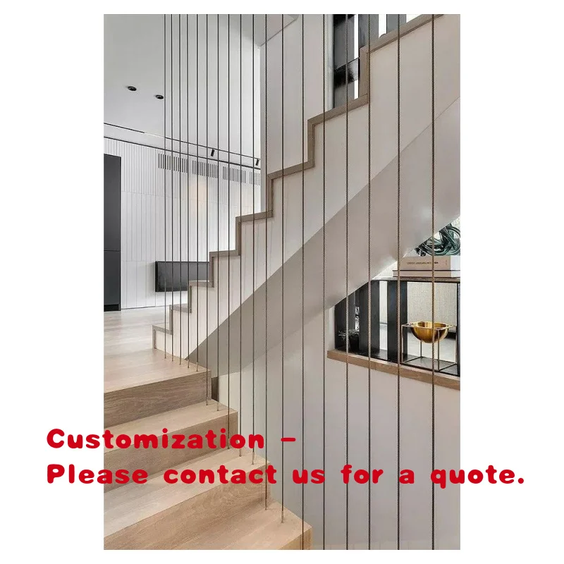 custom.Wooden Straight Stairs with Carpet Ready Design Pre Assembled Steps Quick Indoor Installation