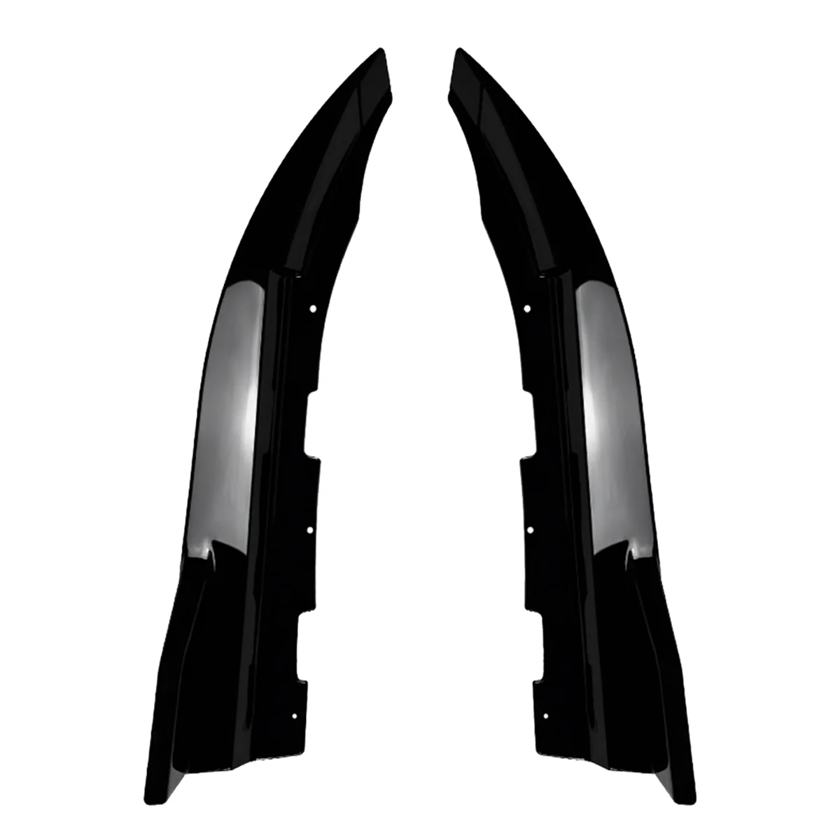 Car Rear Bumper Lip Diffuser Splitter Winglet Apron Spoiler for G26 2020+ Gloss Black Spoiler Wind Knife