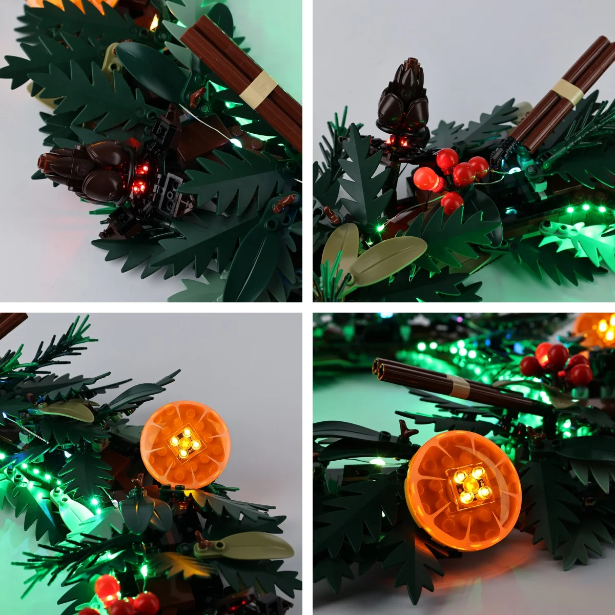 EASYLITE LED Light Set for Wreath 10340 Building Blocks Lamp Set Toys Light Kit No Model