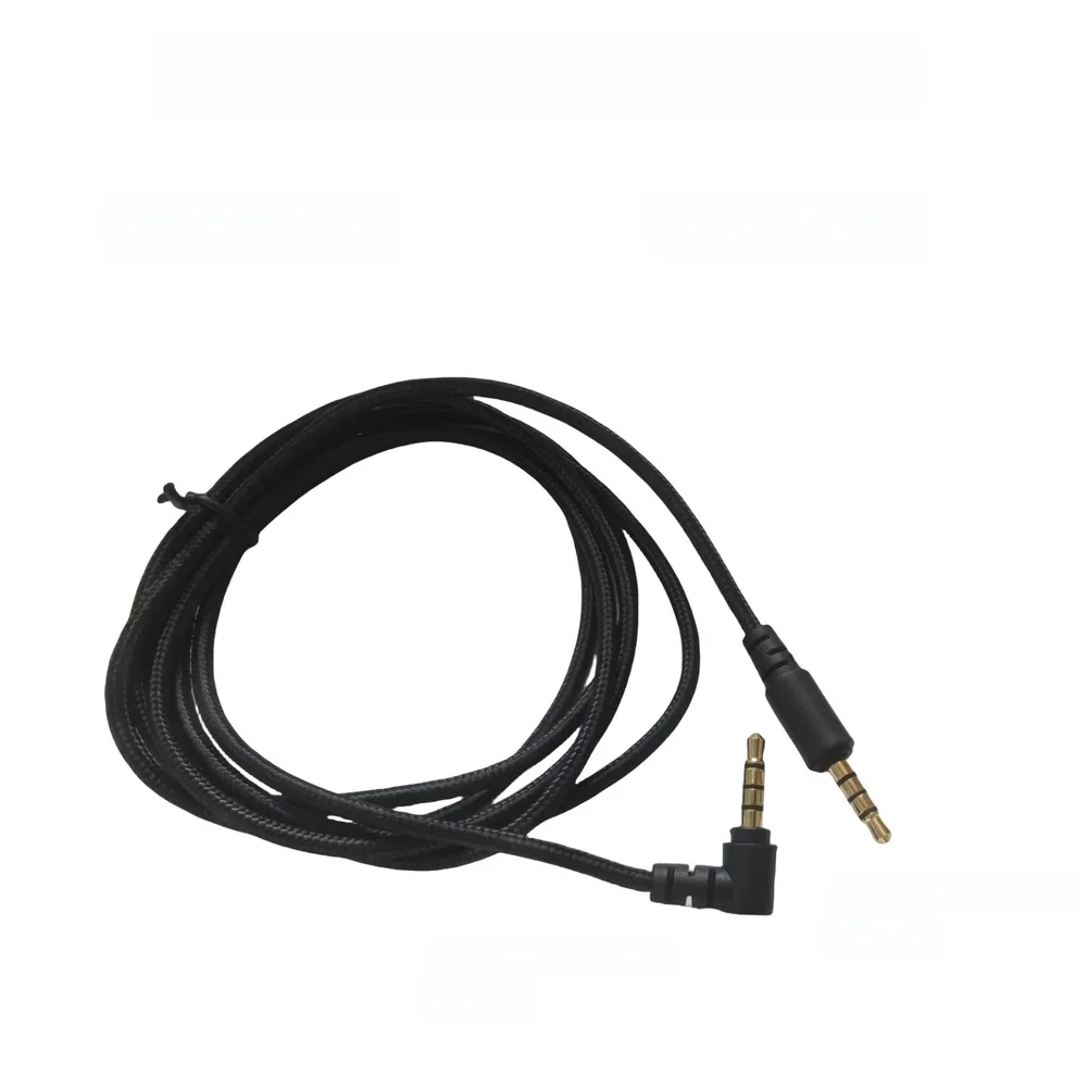 Headphone Cable Compatible with For RAZER For Nari and BlackShark V2 Pro Featuring Gold Plated 3.5mm Connectors