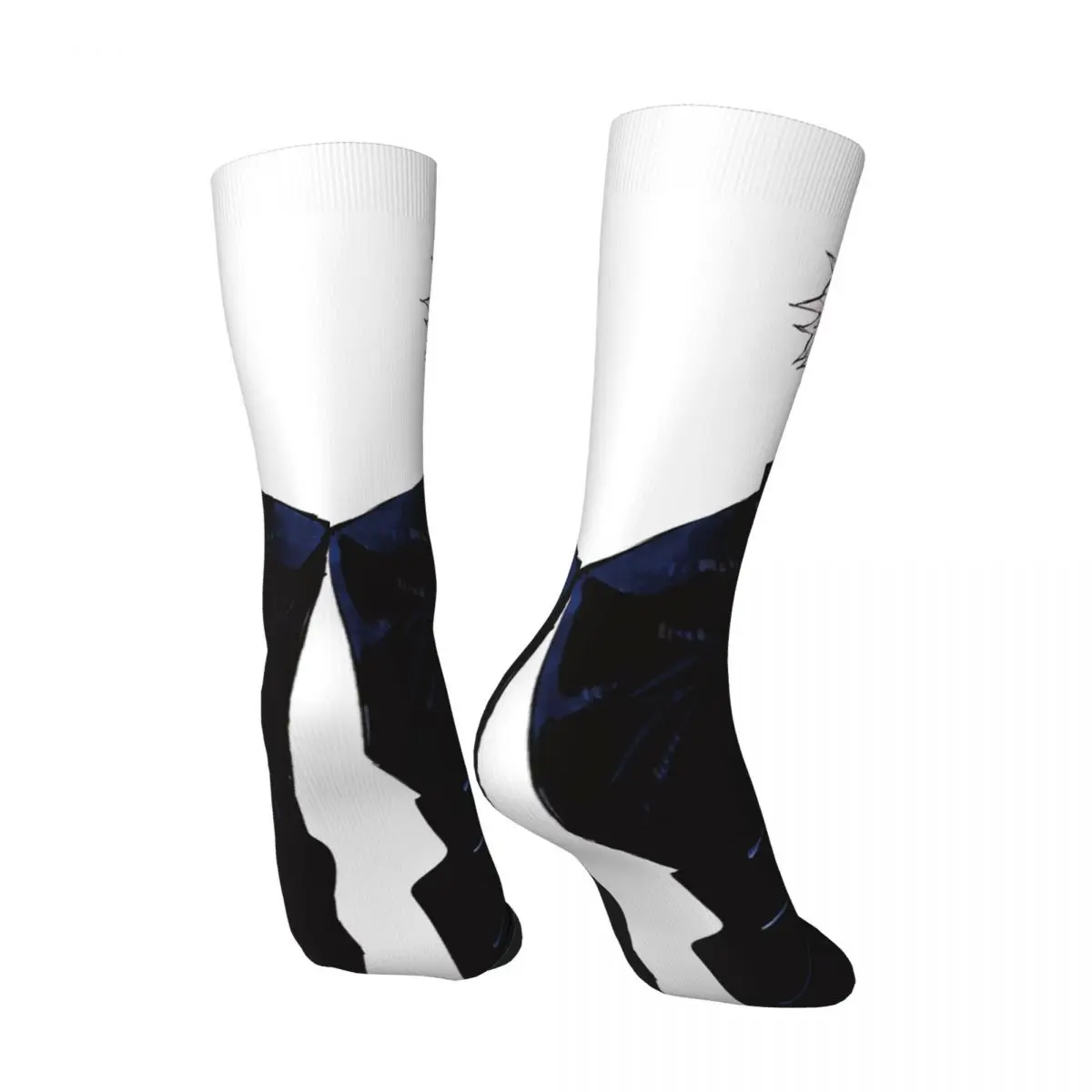 Jujutsu Kaisen Anime Socks,Satoru_Gojo Unisex Socks Windproof 3D Print Happy Socks Street Style Crazy Sock