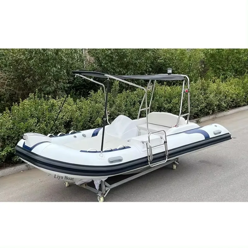 4.3m luxury rib boat small sail boat speed boat