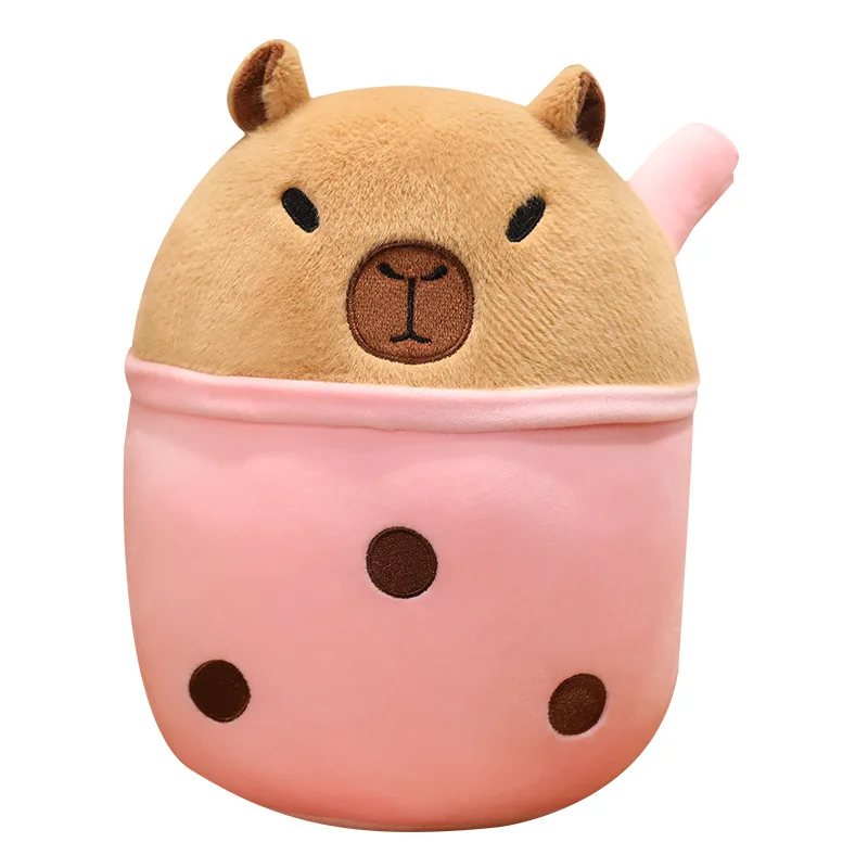 Poupée en peluche Capibala pour enfants, poupée en peluche Capybara, poupée Leurs doll endormie, cadeau d'anniversaire pour fille, 450mm