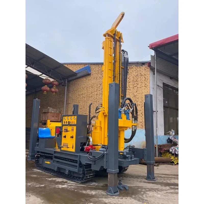 Hydraulic 0m Well Drill Rig Small Borehole Drilling hine Garden Field Groundwater Projects