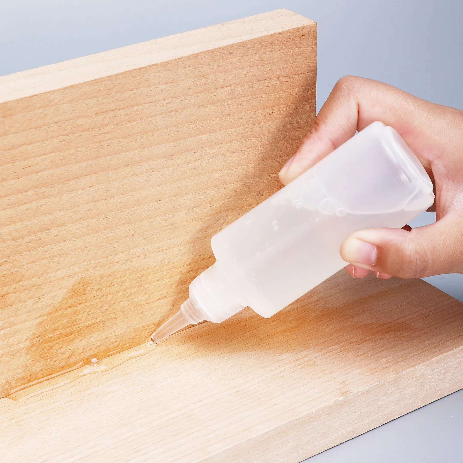 10 個 30/60/100/120 ミリリットルスクイーズボトルソース用プラスチック噴出容器詰め替えボトルキャップ付きキッチン接着剤容器用