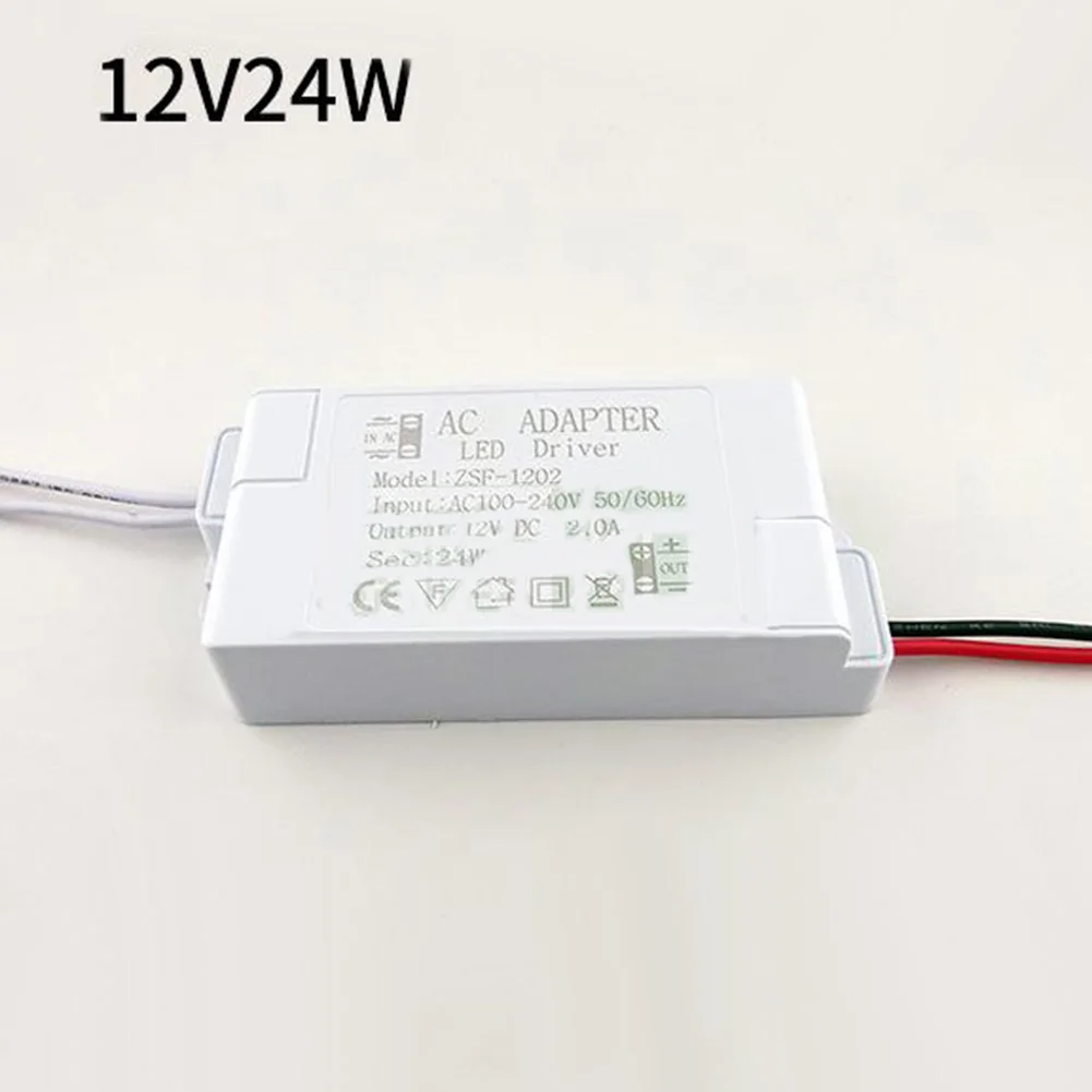 12W/24W/36W LED Driver Adapter AC 220 -240V To DC 12V White Case Transformer Power Supply LED Strip High-grade Coil
