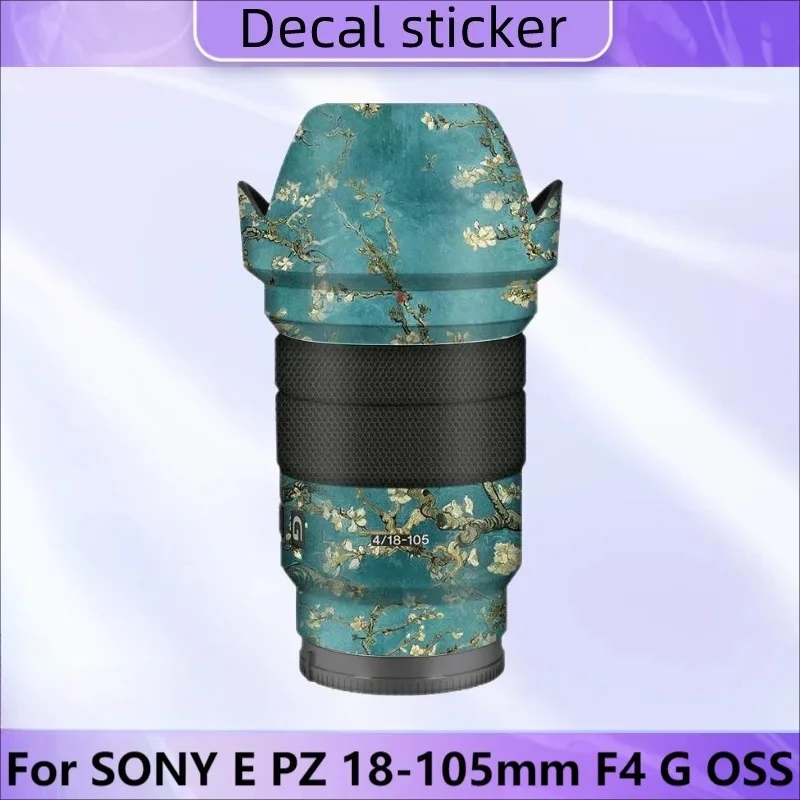 

Для SONY E PZ 18-105 мм F4 G OSS наклейка на объектив защитная наклейка на кожу пленка против царапин защитное покрытие SELP18105G F4/18-105