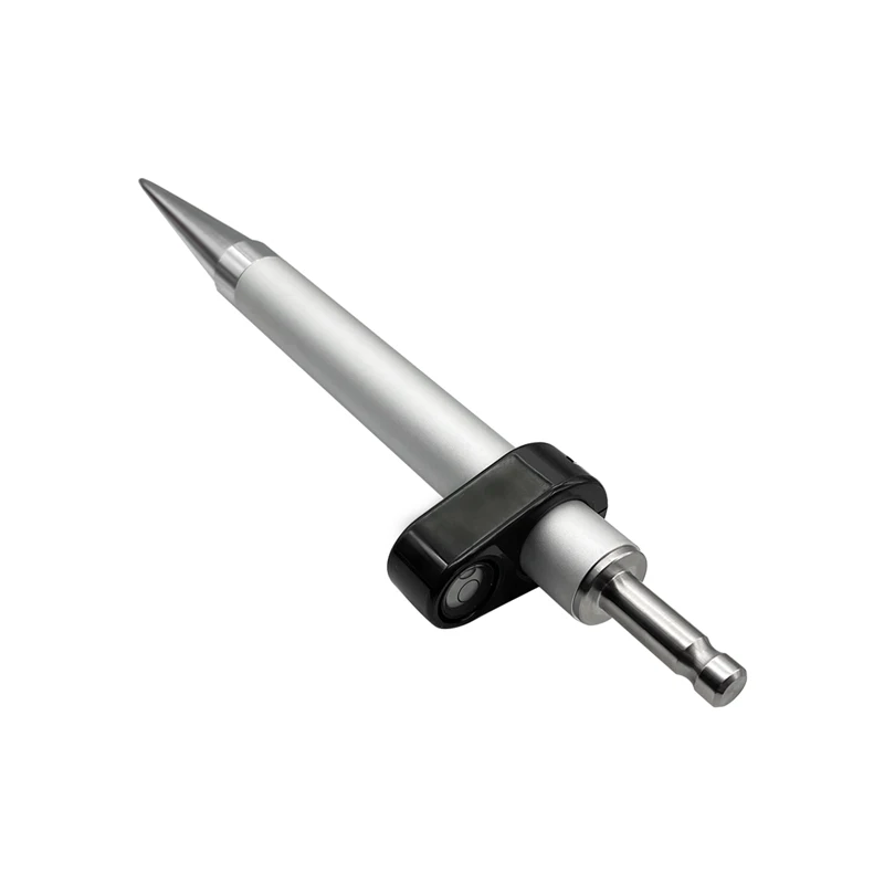 Silver 27.5cm Three-connector Mini Prism Pole Centering Rod For Total Station Swiss Type 5/8
