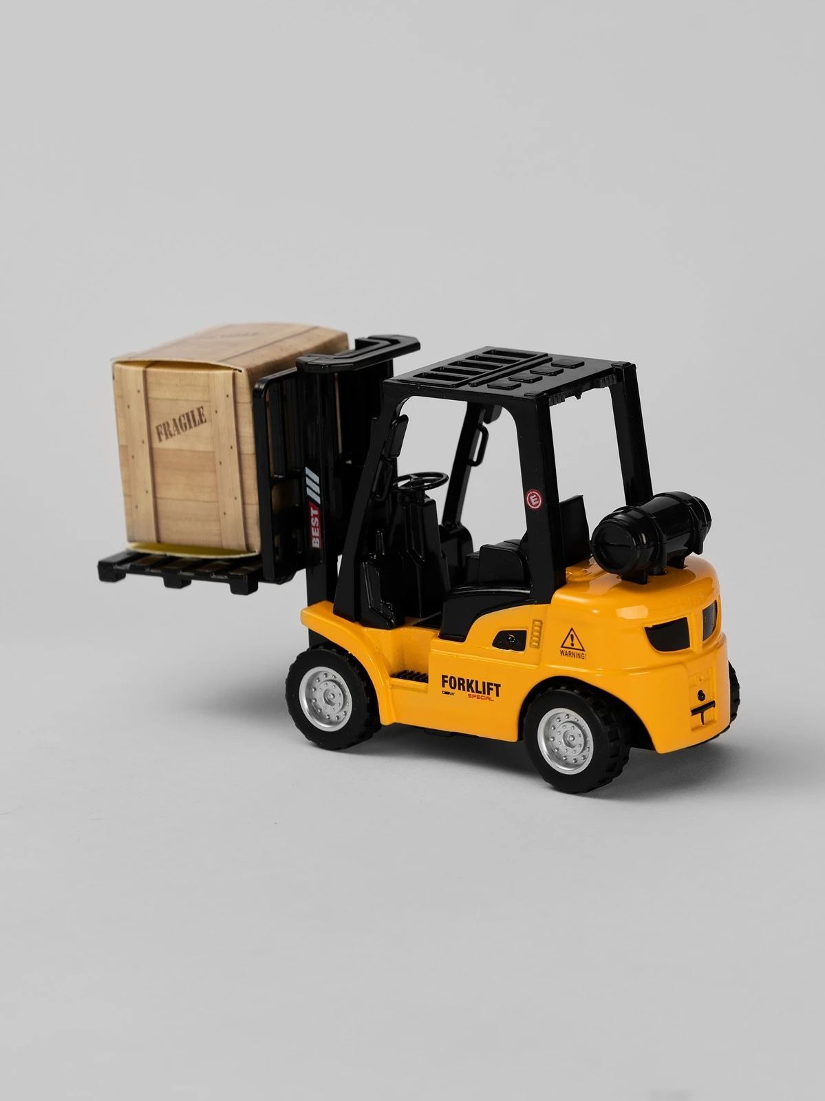 Bored? Play with construction vehicles! Durable Crash-Resistant Model, Educational and Creative Fun, Forklift Toy