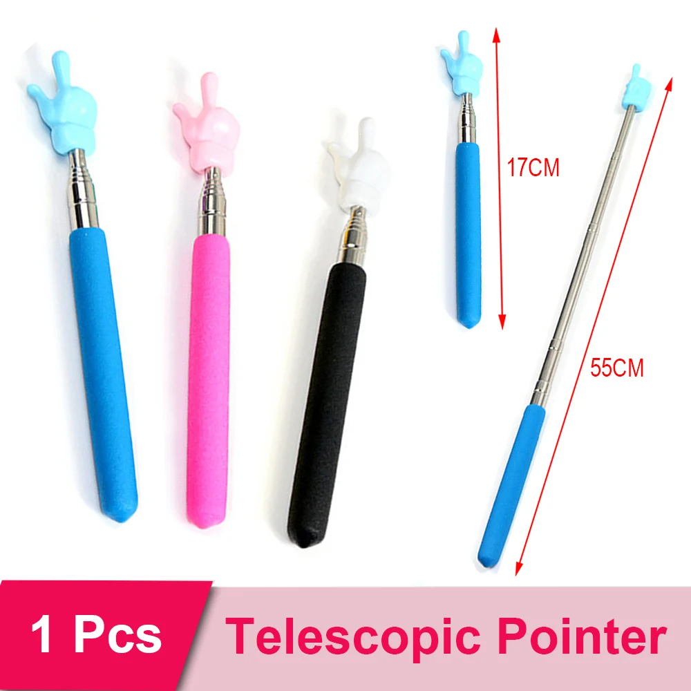 

Telescopic Teachers Pointer Retractable Pointer Stick Handheld Presenter Classroom Whiteboard Pointer Preschool Teaching Tools