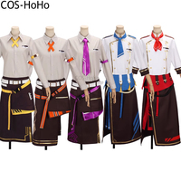 COS-HoHo Vtuber NIJISANJI Luxiem Luca Mysta Shu Ike Vox Game Suit Uniform Cosplay Costume Halloween Party Role Play Outfit
