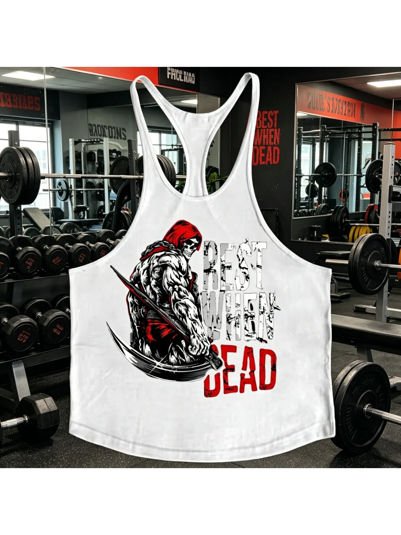 2026 Men's Cotton Gym Tank Top 