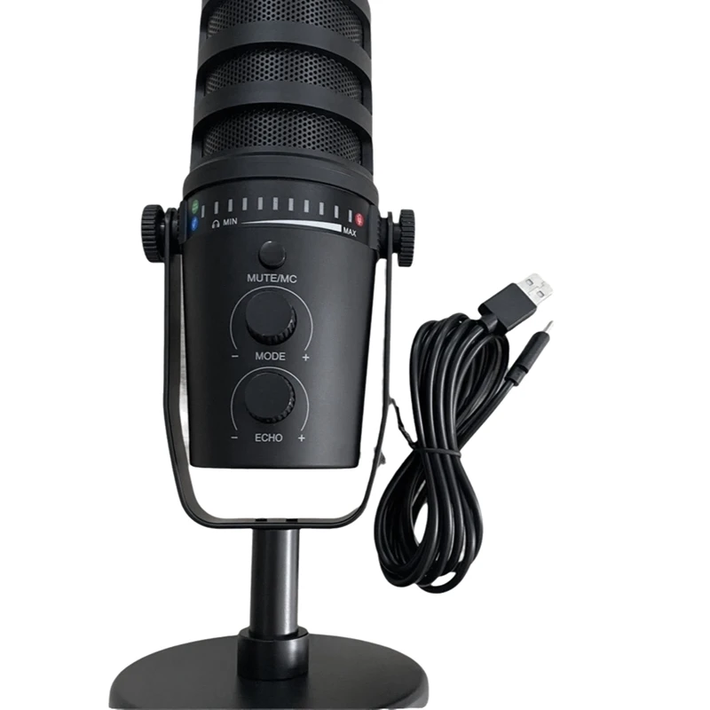 B03B-Metal USB/XLR Dynamic Wired Microphone MIC MV7 Microphone For Podcasting Recording Live Streaming Gaming