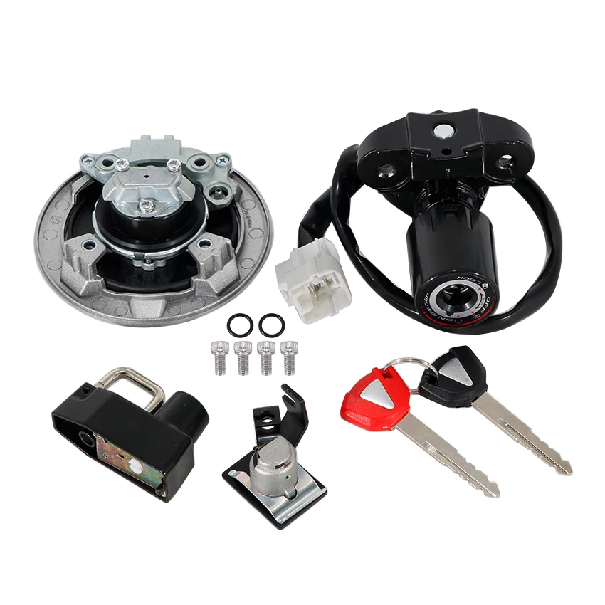 2024-2025 Tankdeckel-Set mit Schloss für Kawasaki EX500 Ninja 500 ABS 500 KRT Edition ER500 Z500 SE ABS Motorrad – Detail 3