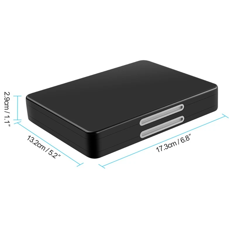 Game Card Storage Case for Switch 2 Switch Lite OLED Hard Shell with 64 Game & 64 Micro-SD Card Slots-WDL