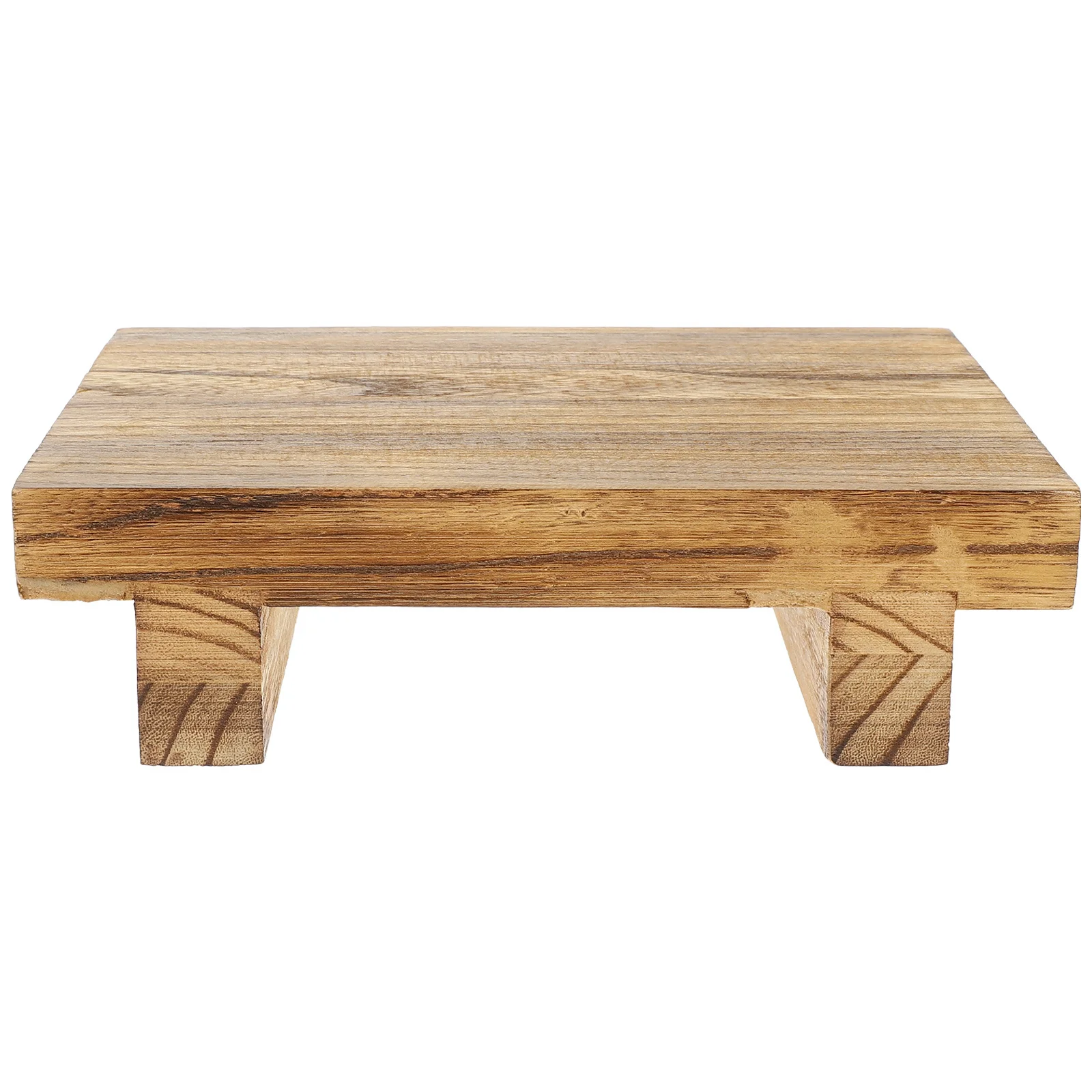 Small Wood Minimalist Wooden Step Stool For Home Office Bedroom Balcony Plant Stand Storage Rack Flowerpot Holder