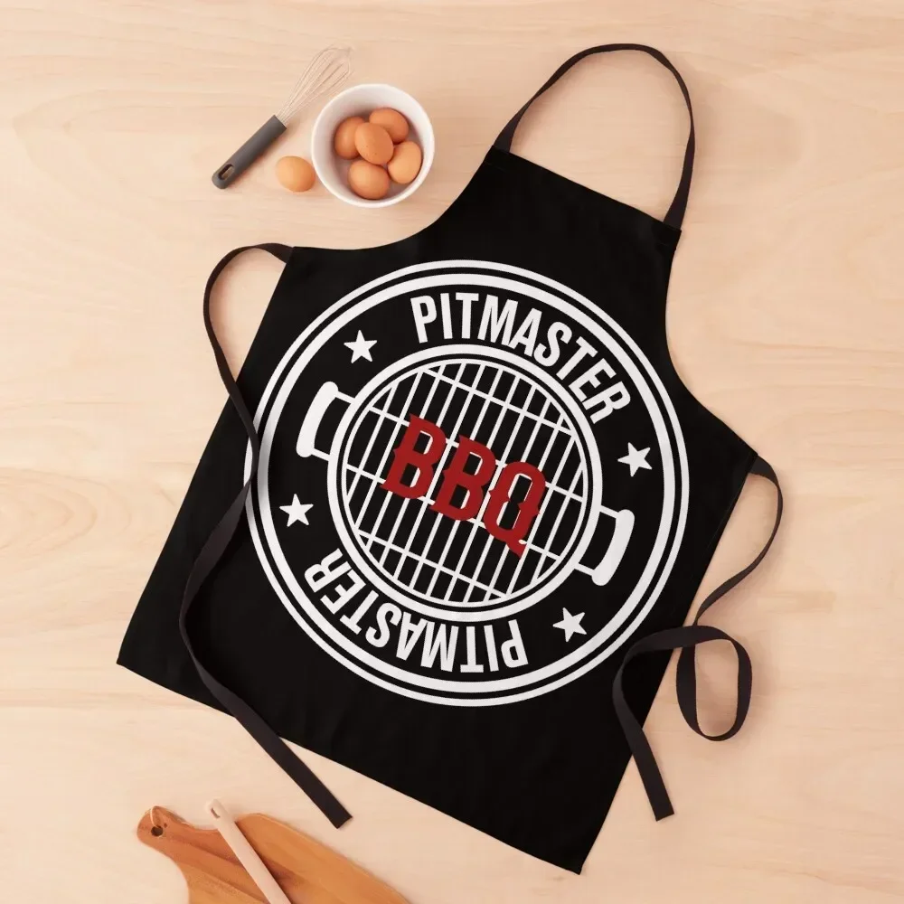 BBQ Pitmaster Funny BBQ Humor gift for Dad Apron Barista Funny Apron