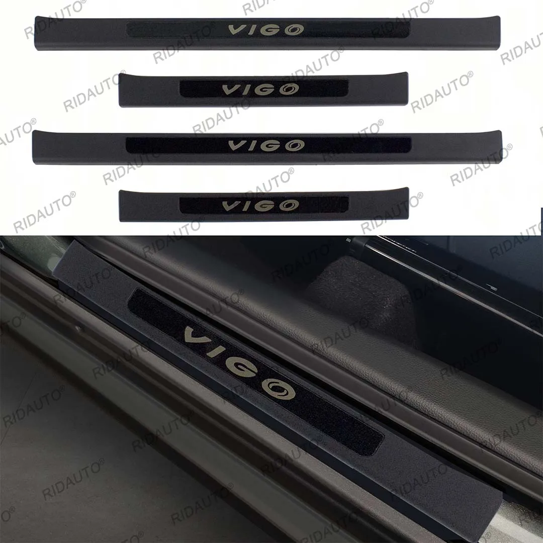 

Автомобильные аксессуары для пикапа, пороговая полоса для Hilux Vigo 2008-2014, Стайлинг, защита, накладка на порог, накладки на педали