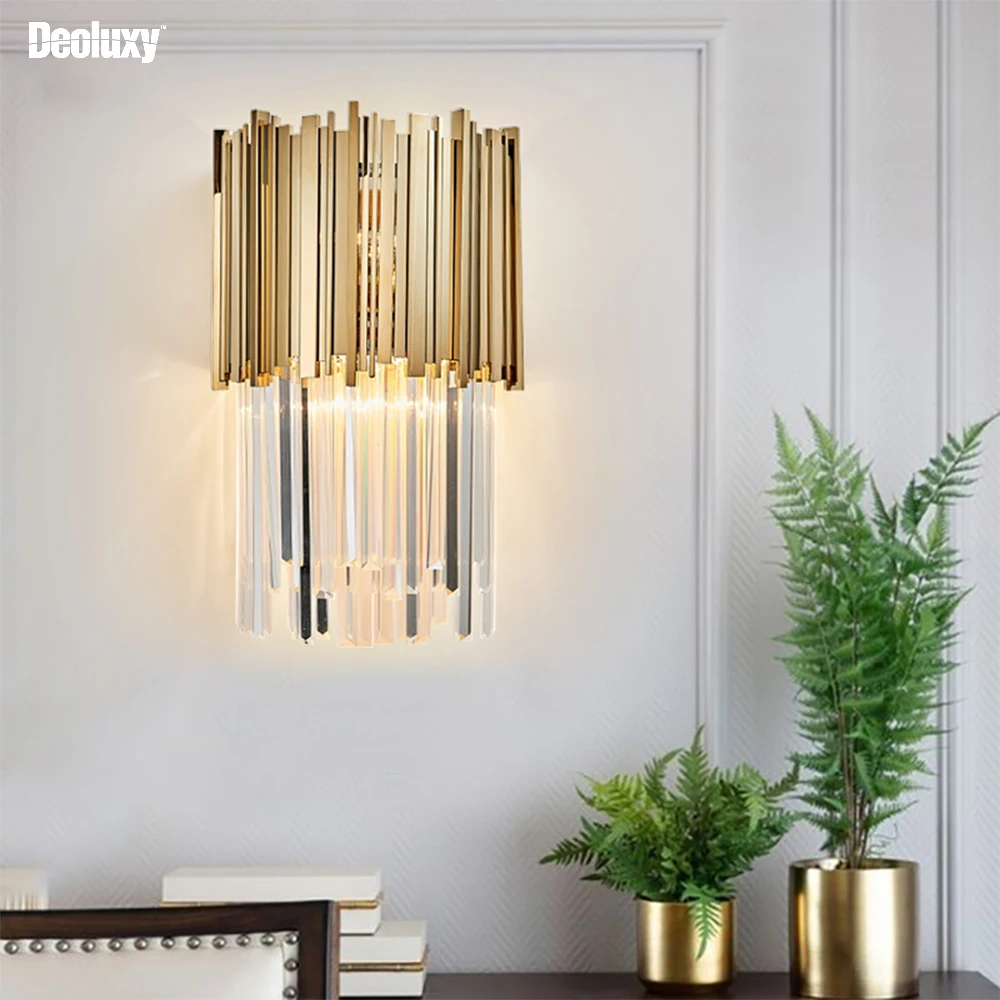 

DEOLUXY Modern LED Wall Sconce Light AC110-240V Creative Design Gold Creative Home Decoration Light Fixture Bedside Wall Lamp