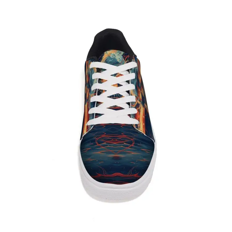 Ladies Men's low-top sneakers，Suitable for skateboarding、Running、The sole and upper are integrated