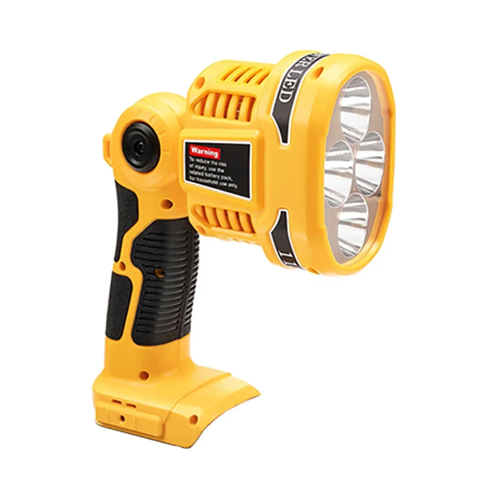 Imagem -04 - Refletor Led Portátil para Dewalt Luz de Advertência Lâmpada de Trabalho Lanterna Lanterna Lanterna Li-ion xr 14.4v 18v 20v