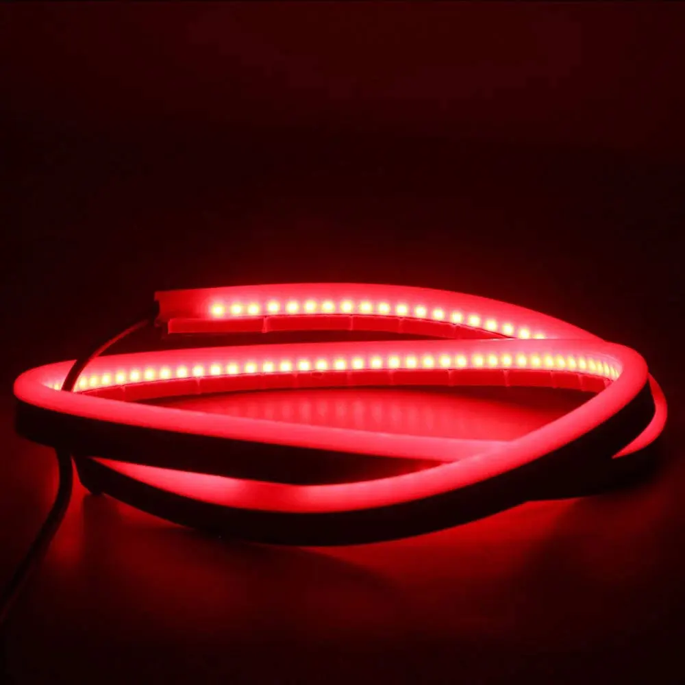 

Car Brake Light LED Turn Signal Running Tail Light High Mount Stop Driving Warning Modified Flashing Lamp Auto Flexible Strips