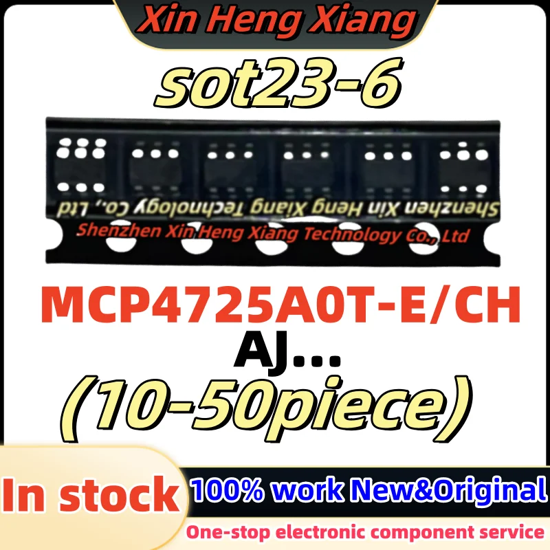 

10-50pcs MCP4725A0T-E/CH MCP4725 AJ... sot23-6