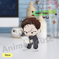 Acrylic Rose and Champagne Korean Zheng Yiyuan, Brand Decoration, Creative Gift dibujos animados figuras lindas colgante llavero