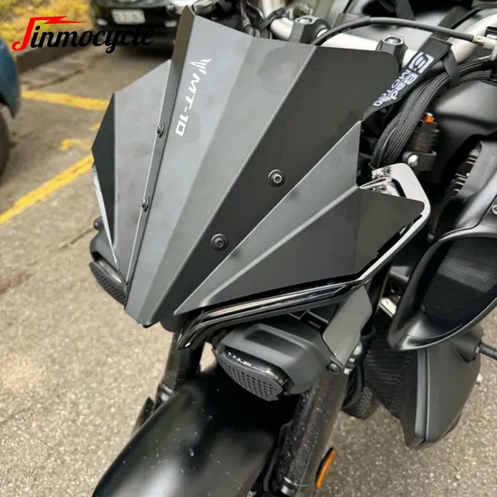 

For Yamaha MT-10 SP MT10 MT-10 2022 2023 2024 New Motorcycle Accessories Windscreen Aluminum Windshield Wind Shield Deflector