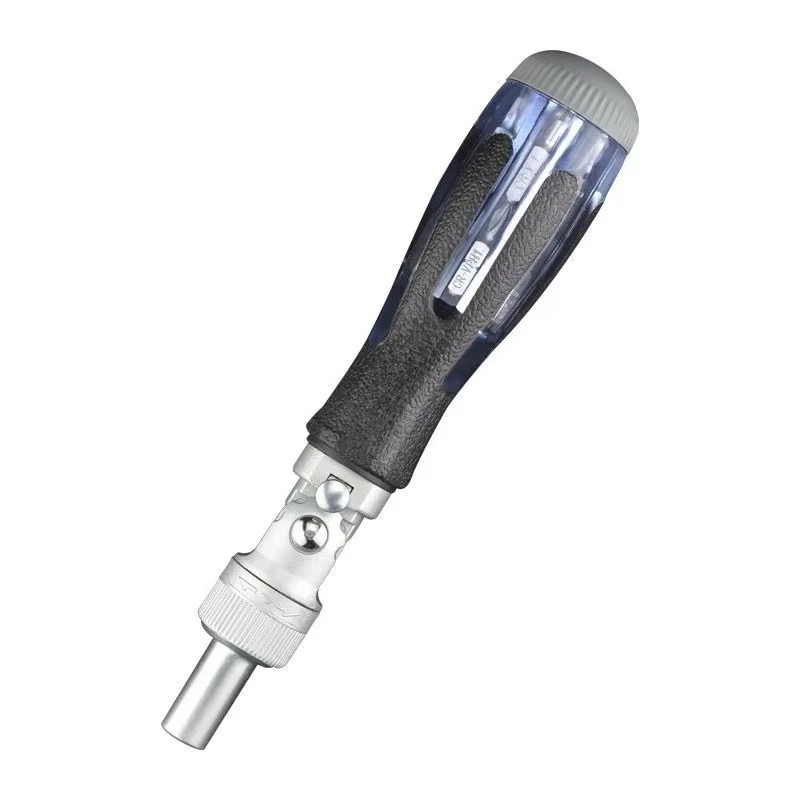 Multi-Function Ratchet Screwdriver 0-180° Angle Variable 1/4