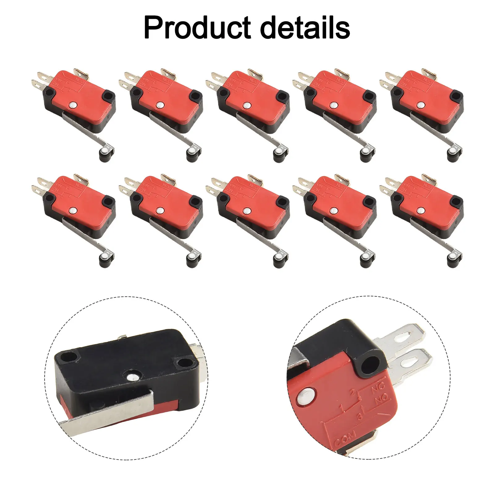 Long Roller Switch SPDT Switch 3D Printing Projects Compatible Limit Switch For Hobbyists Reliable Position Detection